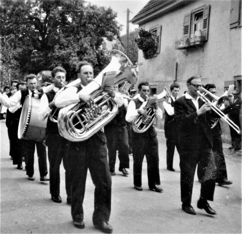WK 1961 Festzug 1961 100 Jahre Liederkranz